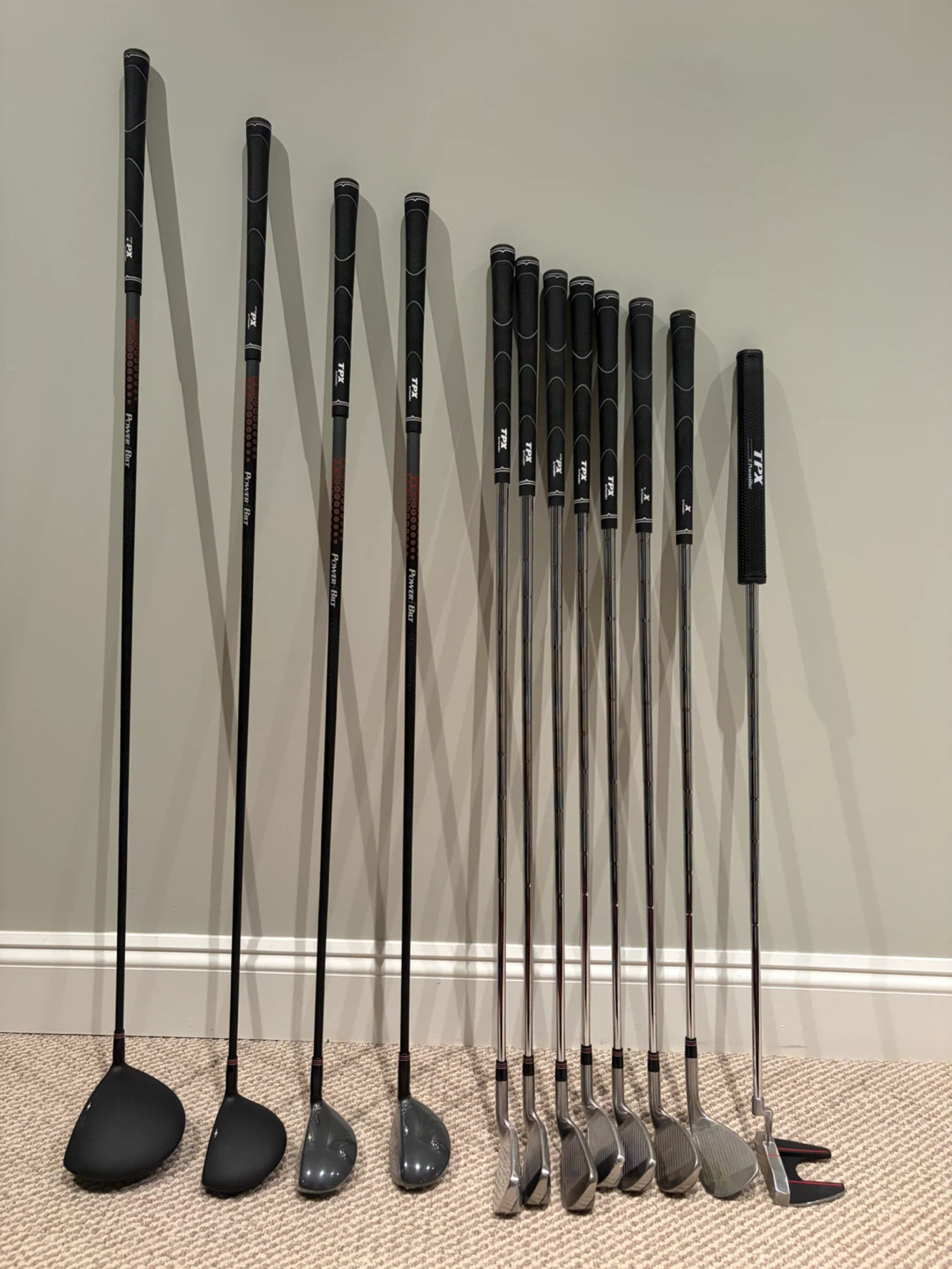 Left hand TPX By Powerbilt Golf Club Set