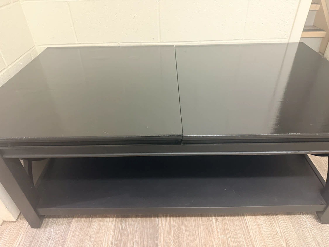 Black Lift Top Coffee Table - photo 2