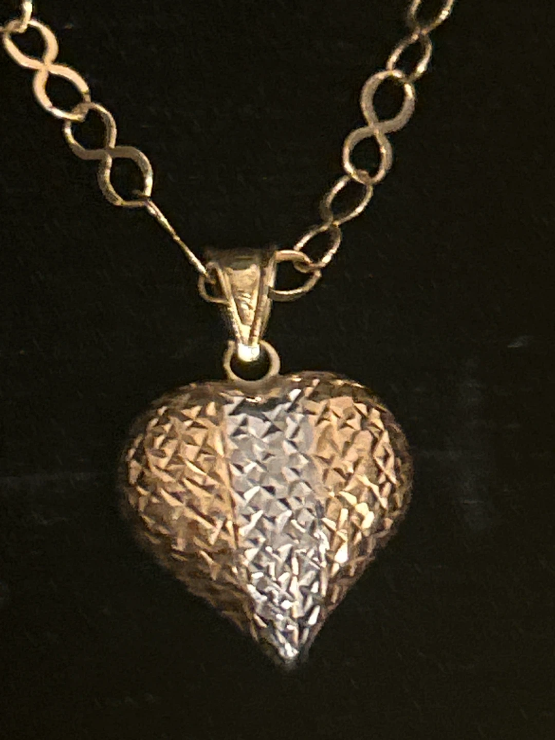 18k Gold Heart Necklace