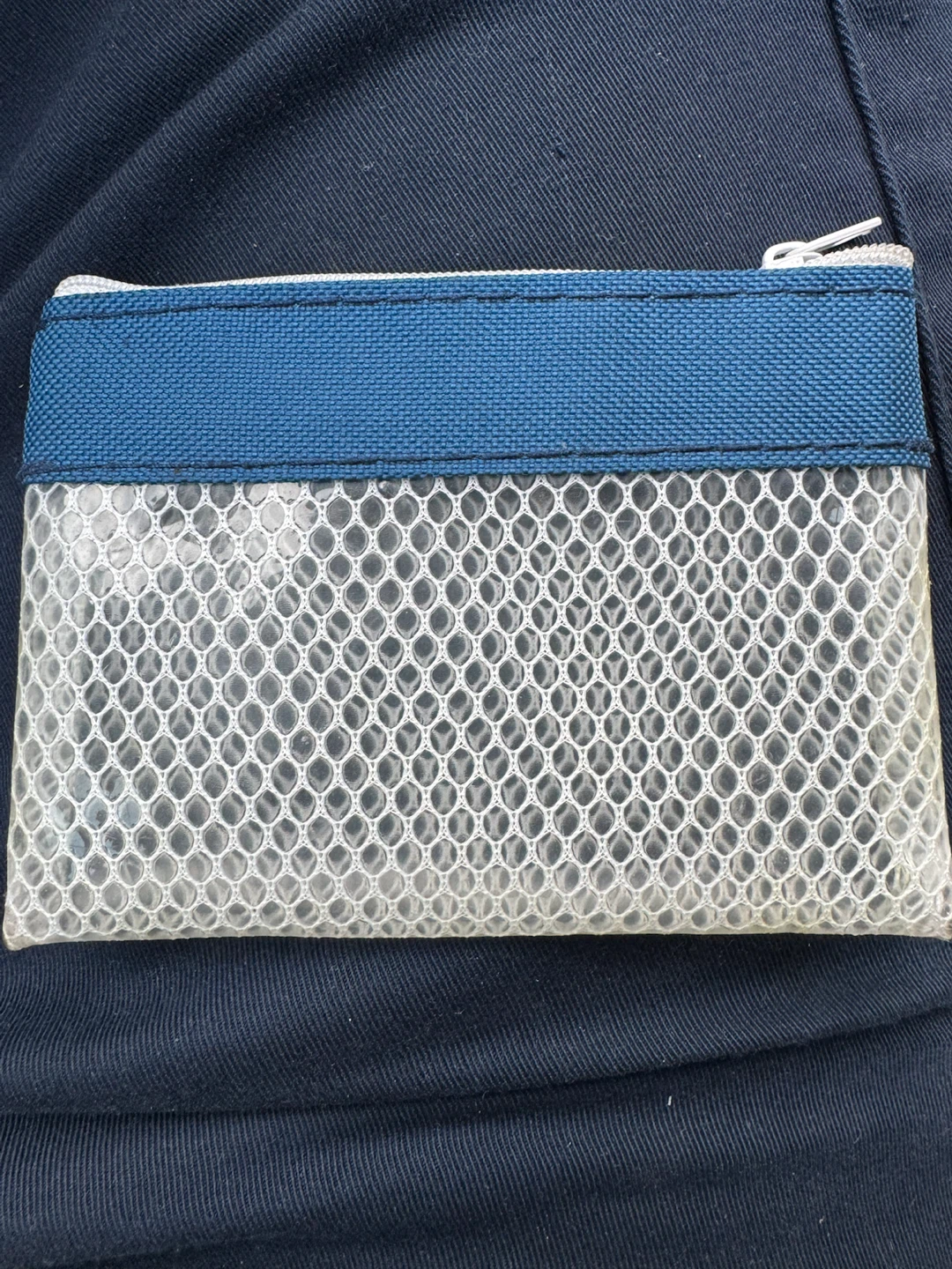 Mesh Coin Pouch with Zipper