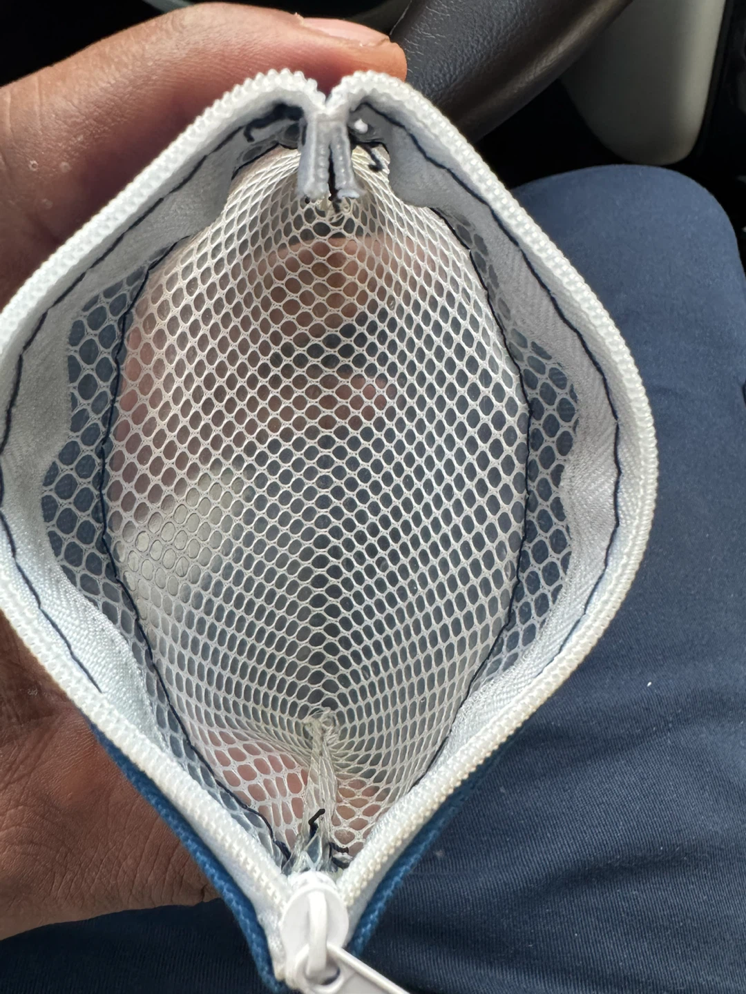 Mesh Coin Pouch with Zipper - photo 2