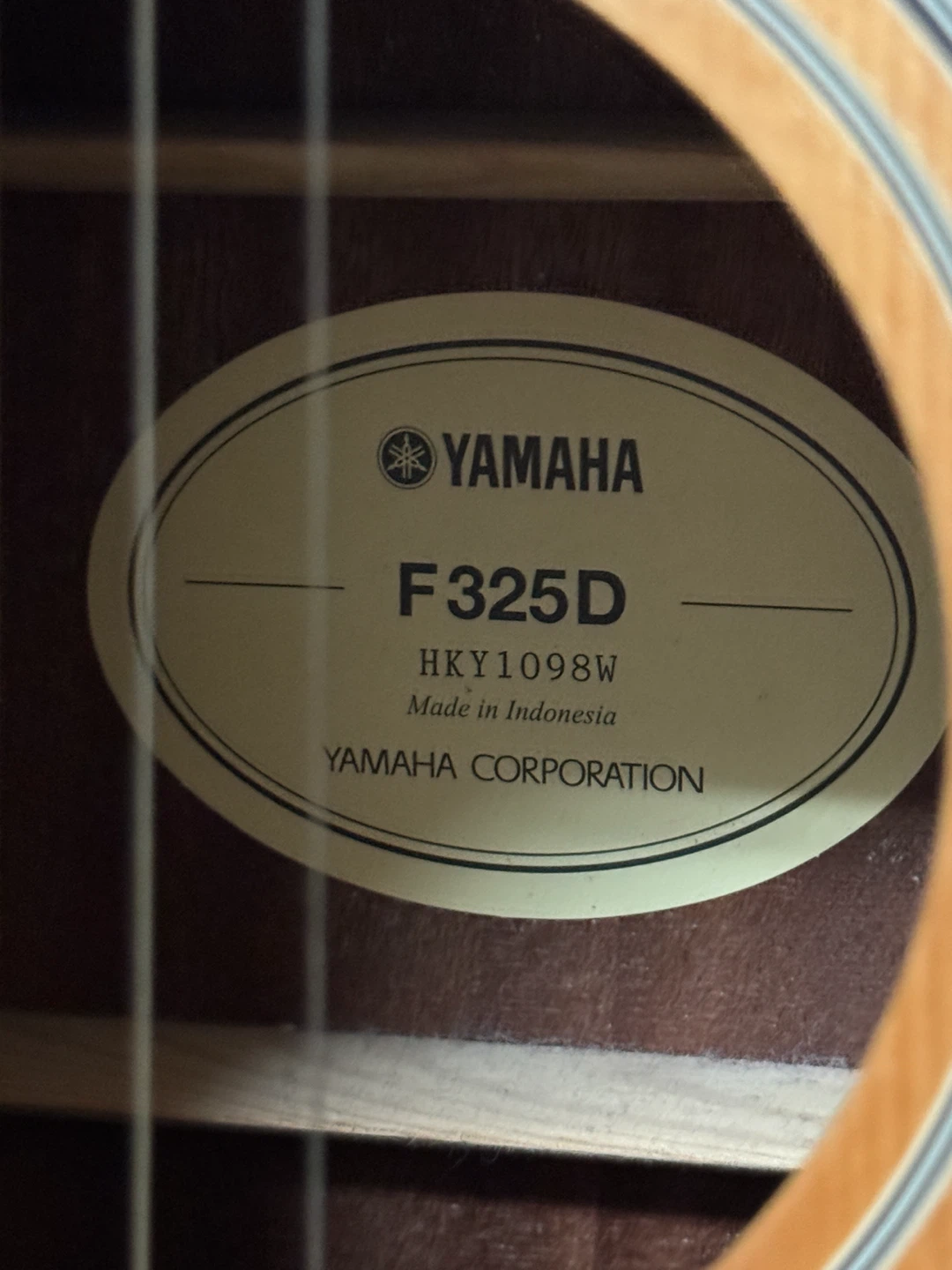 Yamaha F325D Acoustic Guitar - photo 3
