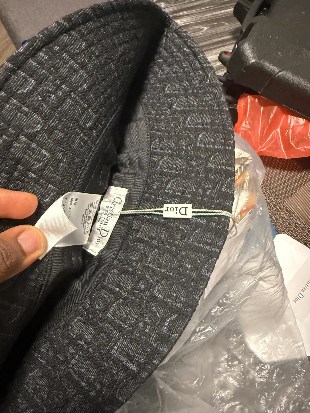 DIOR Bucket Hat - Black Monogram - photo 5