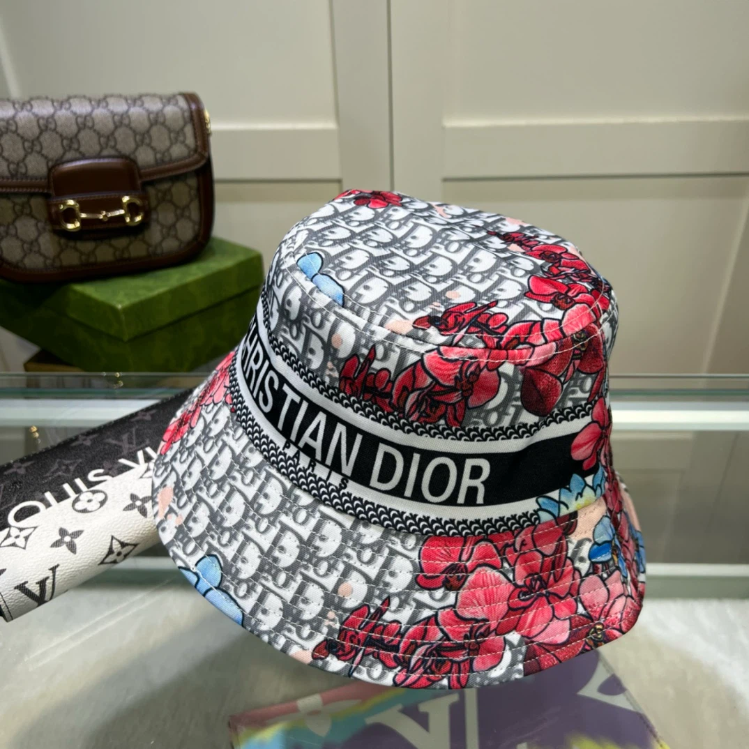 Christian Dior Bucket Hat - Floral Monogram