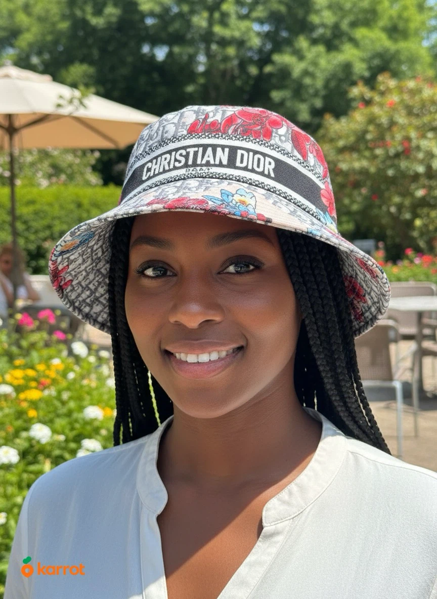 Christian Dior Bucket Hat - Floral Monogram - photo 5