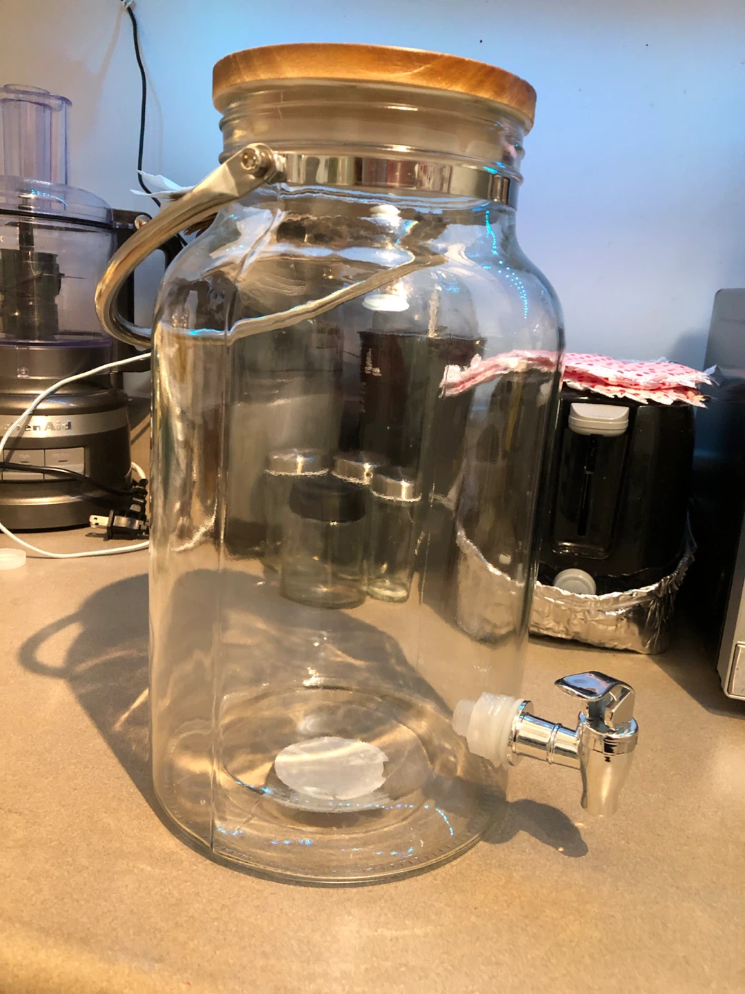 Glass Beverage Dispenser with Spigot - photo 3