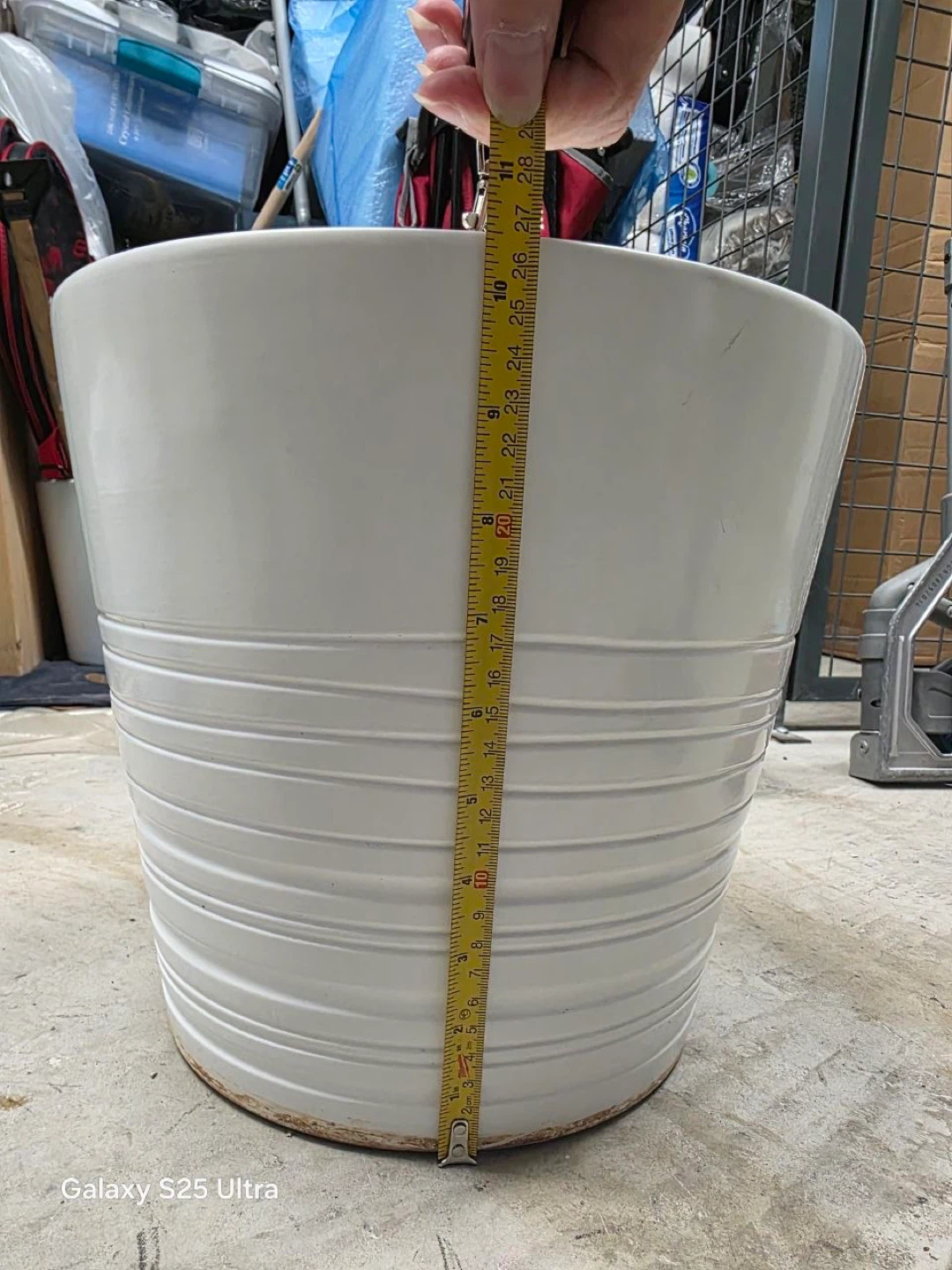 White Ceramic Planter Pots - photo 3