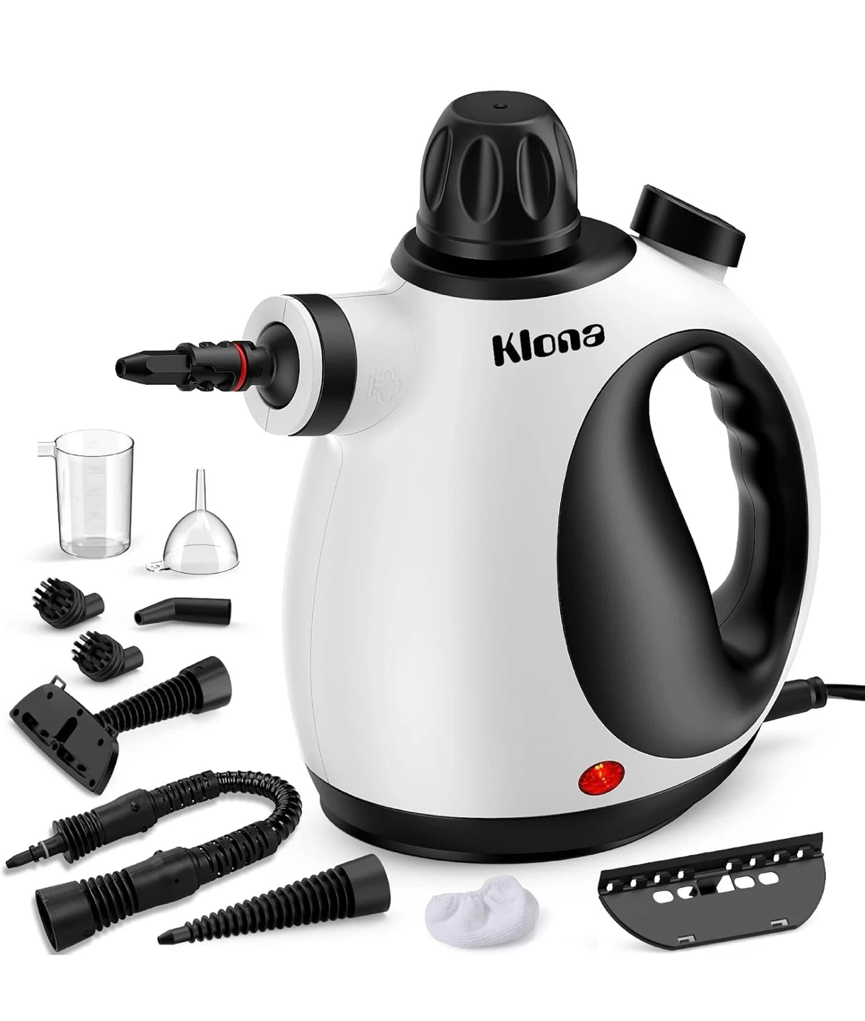 KLONA Handheld Steam Cleaner with 10 Accessories - photo 2