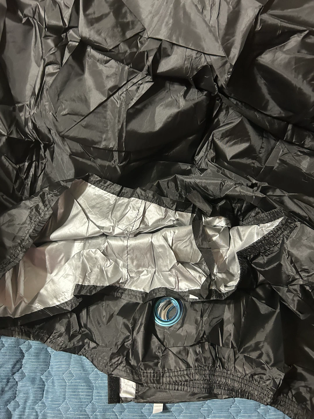New-Waterproof Black Motorcycle Cover Size  2XL