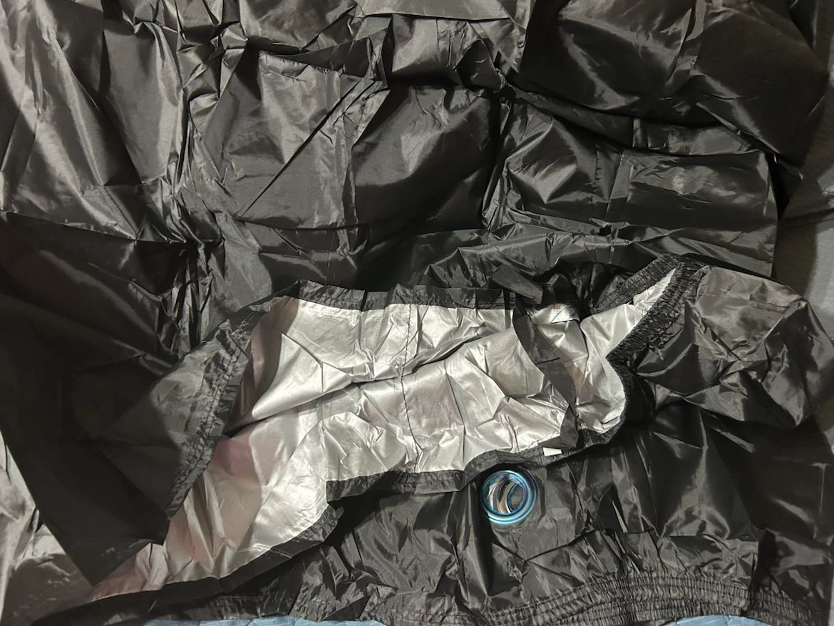 New-Waterproof Black Motorcycle Cover Size  2XL - photo 3