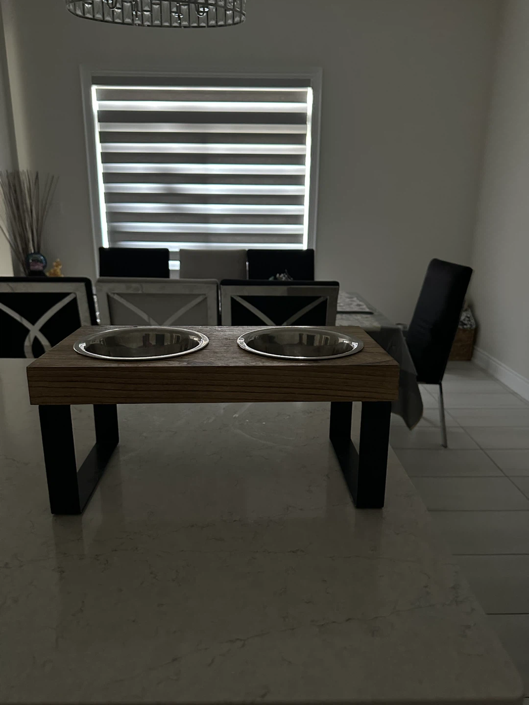 Elevated Dog Bowls - Wood & Stainless Steel - photo 4