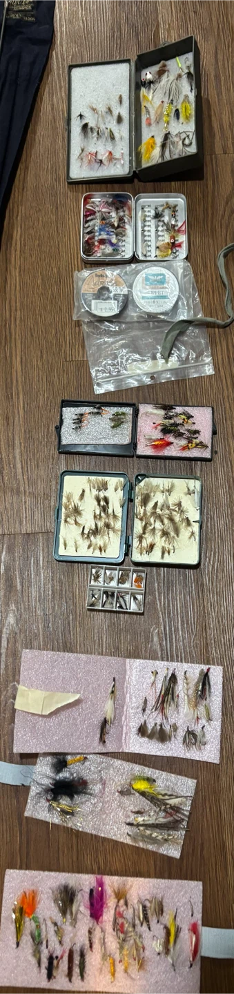 Huge Vintage Fly Fishing Lot – 150+ Flies; Multiple Boxes - photo 4