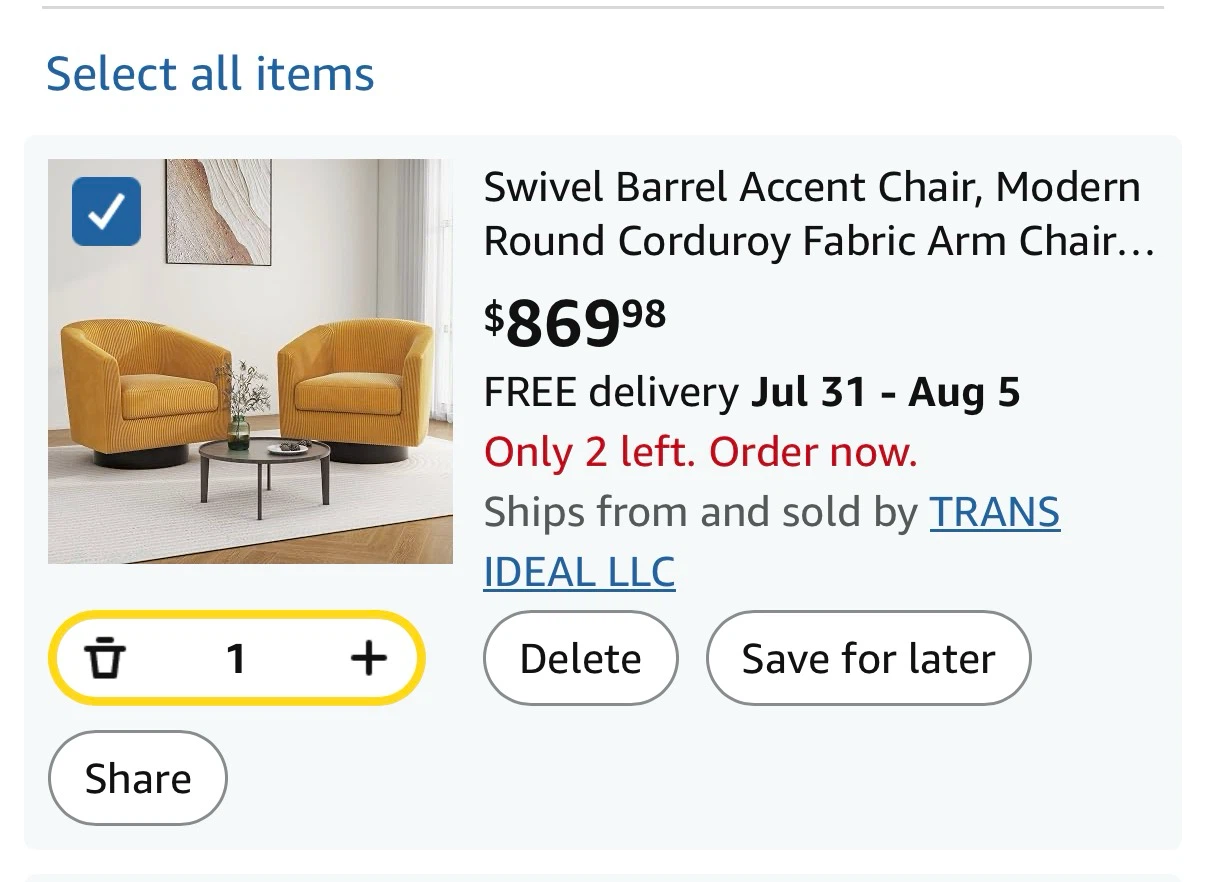 Unopened… Unassembled (In Box)… Swivel Barrel Accent Chairs - photo 5
