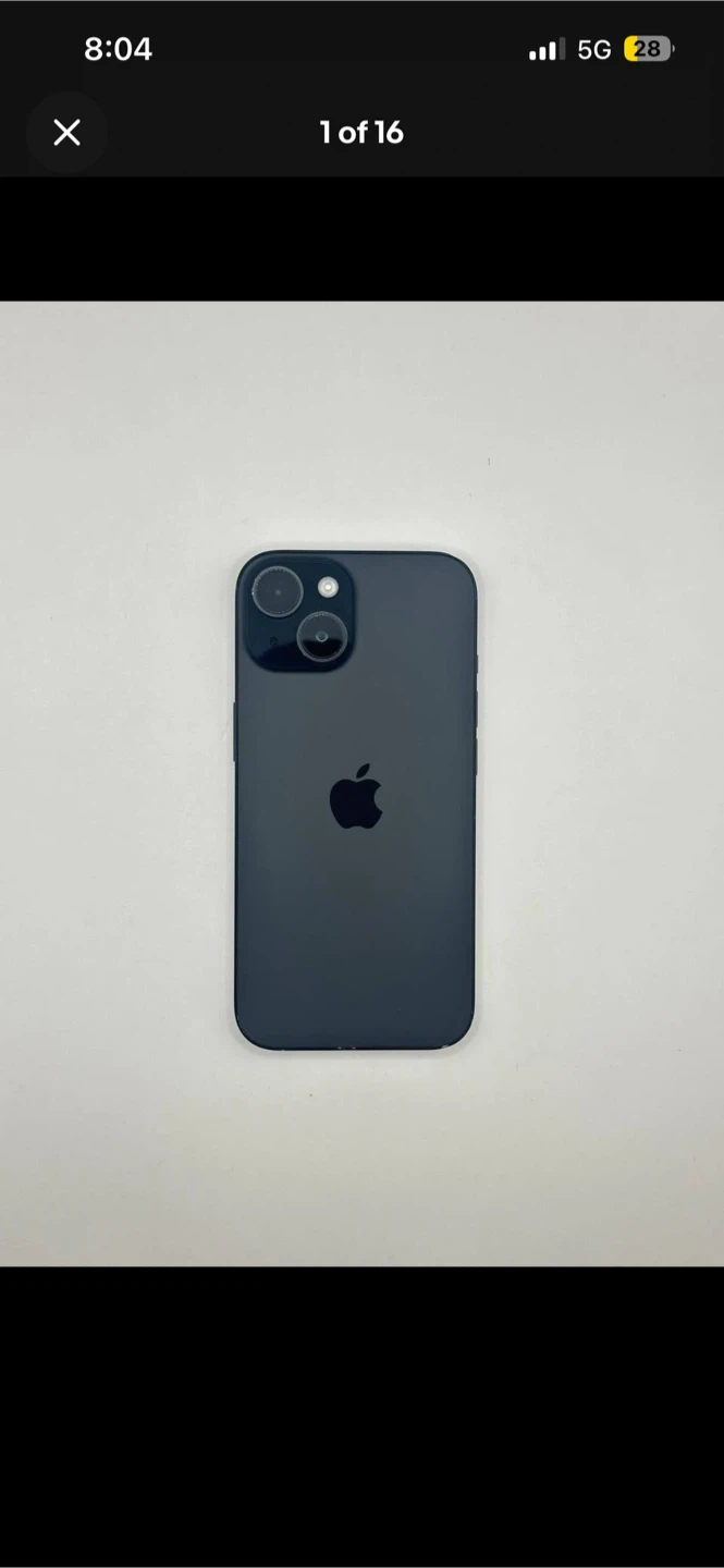 Apple iPhone 15 Black T-Mobile 128gb