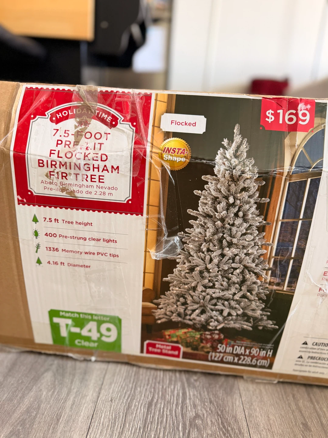 7.5 Feet Flocked Christmas Tree - photo 3