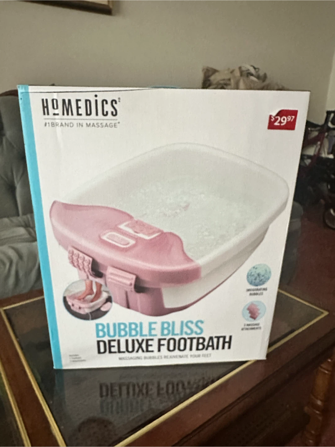 HoMedics Bubble Bliss Deluxe Footbath