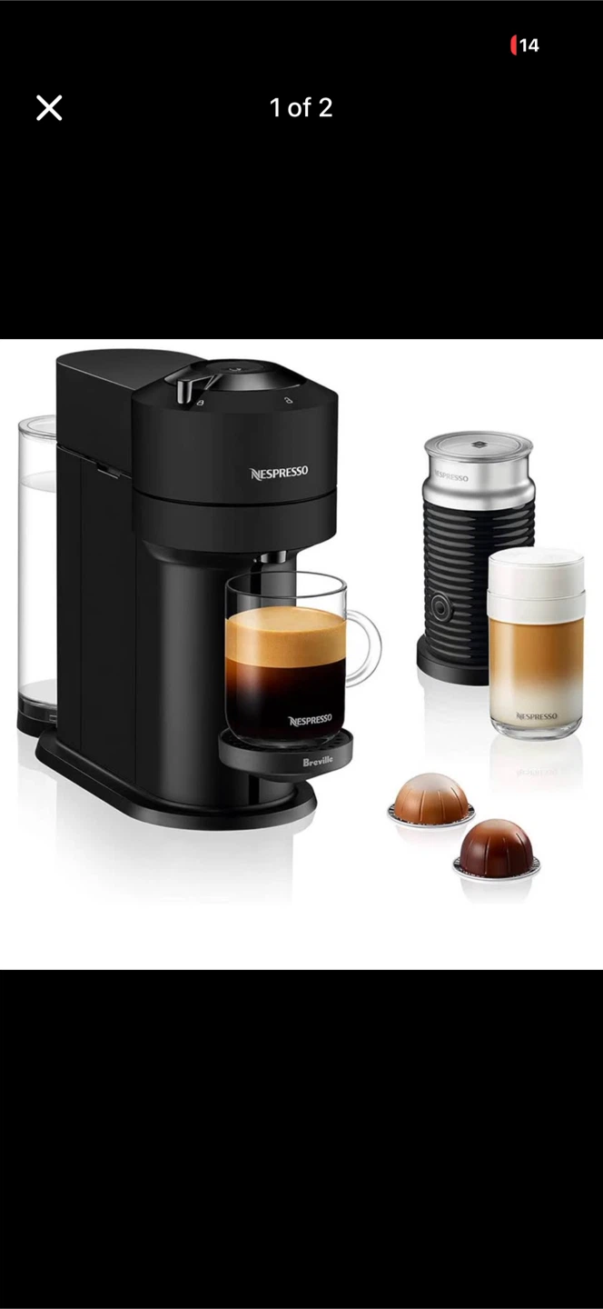 Nespresso VertuoPlus Coffee and Espresso Maker
