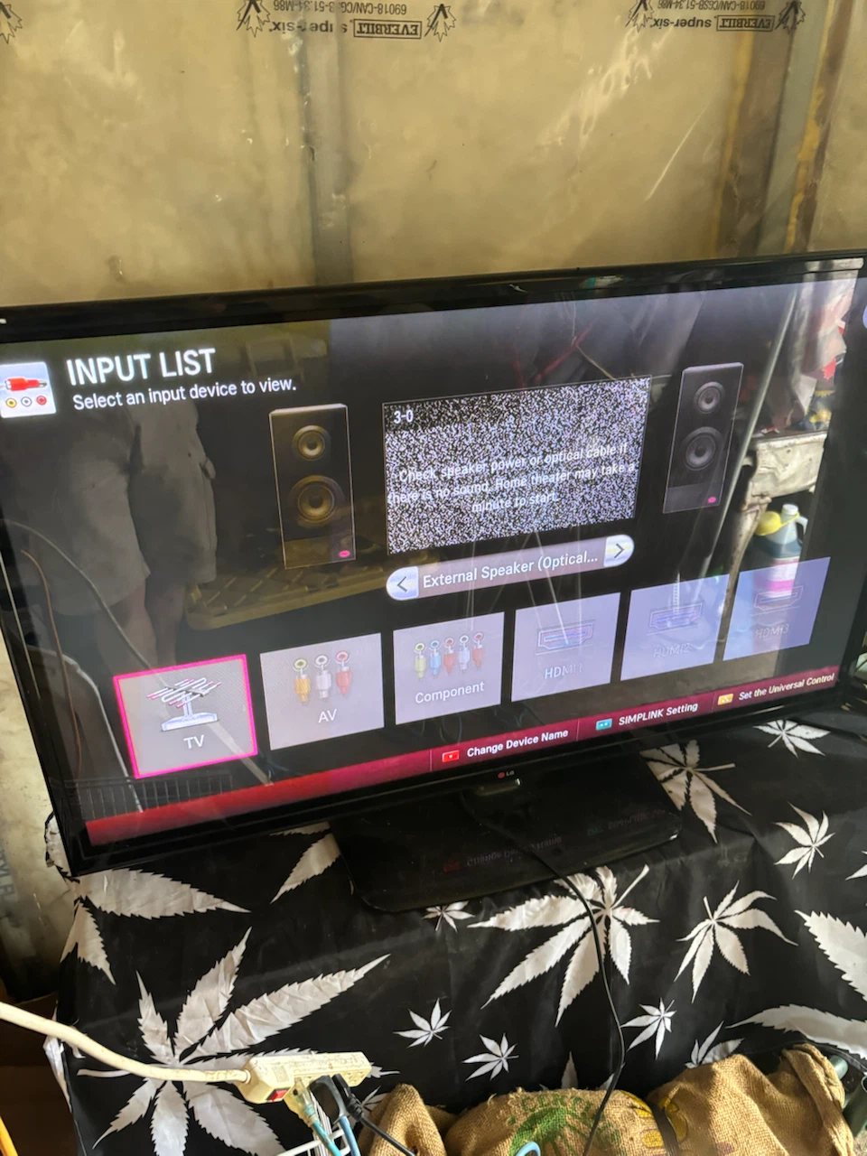 50 inch LG plasma Smart Television