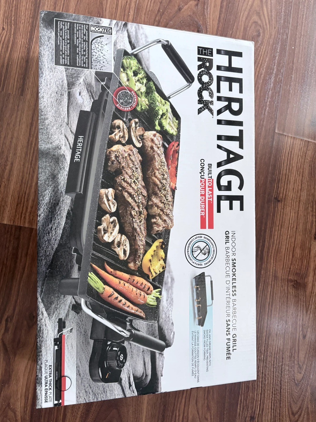 The Rock Heritage Indoor Smokeless BBQ Grill