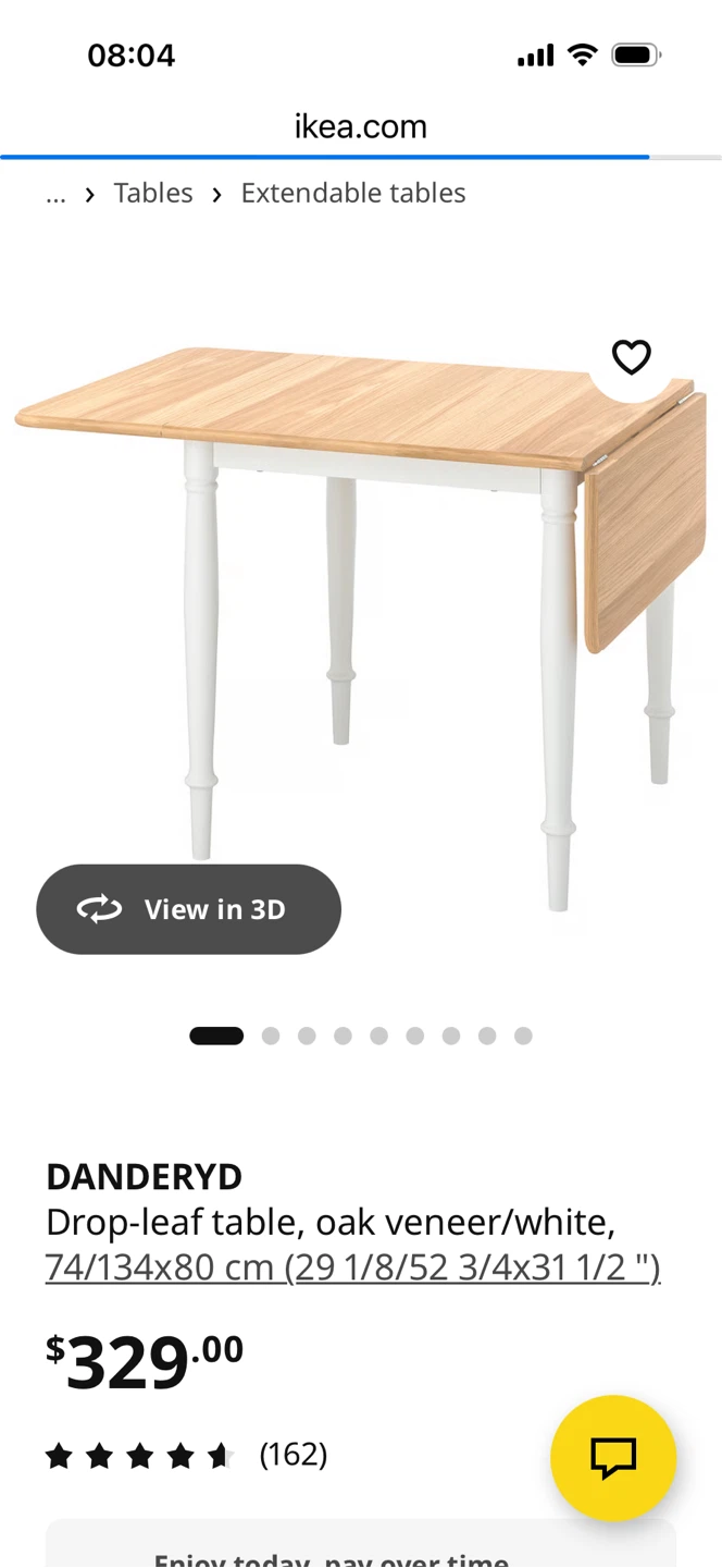 Ikea drop-leaf table with 4 chairs - DANDERYD & VOXLÖV - photo 4