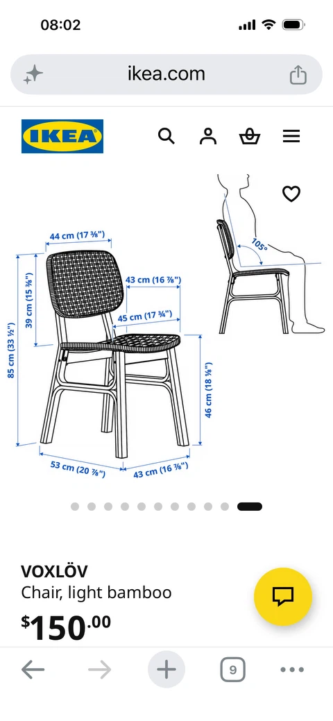 Ikea drop-leaf table with 4 chairs - DANDERYD & VOXLÖV - photo 5