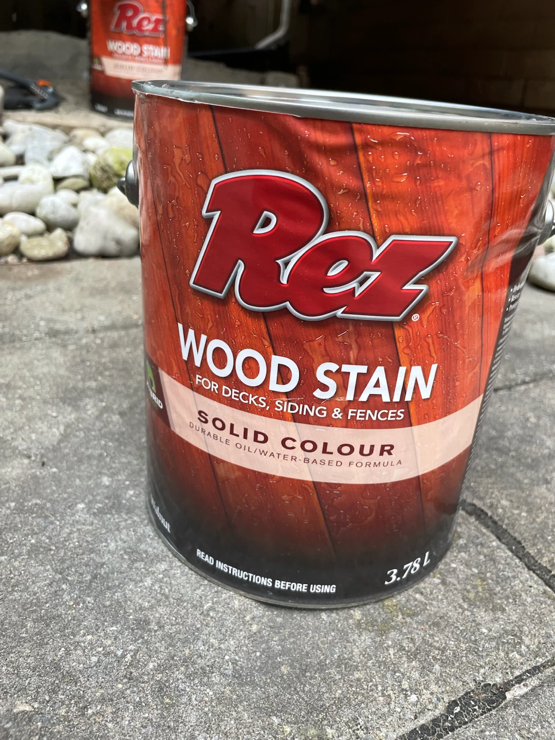 Rez wood stain walnut colour