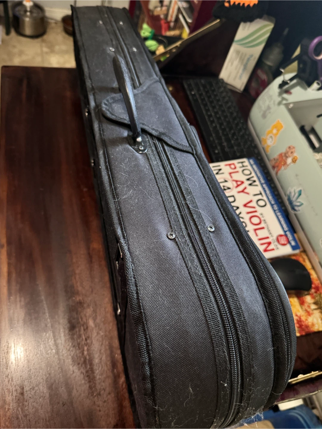 Vangoa Violin Case with Violin and Bow - photo 3