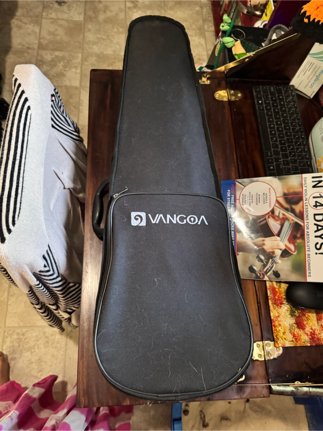 Vangoa Violin Case with Violin and Bow - photo 5