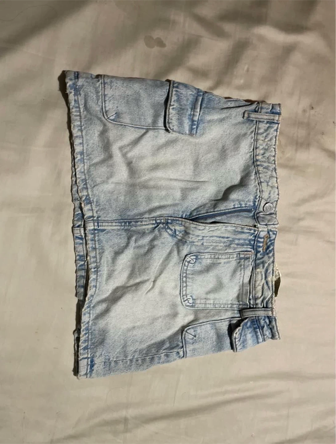 Zara Denim Cargo Mini Skirt - photo 2
