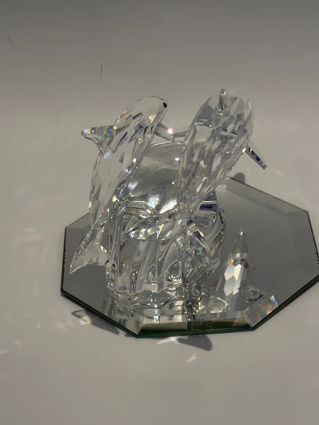 Swarovski Crystal Dolphins Figurine - photo 3