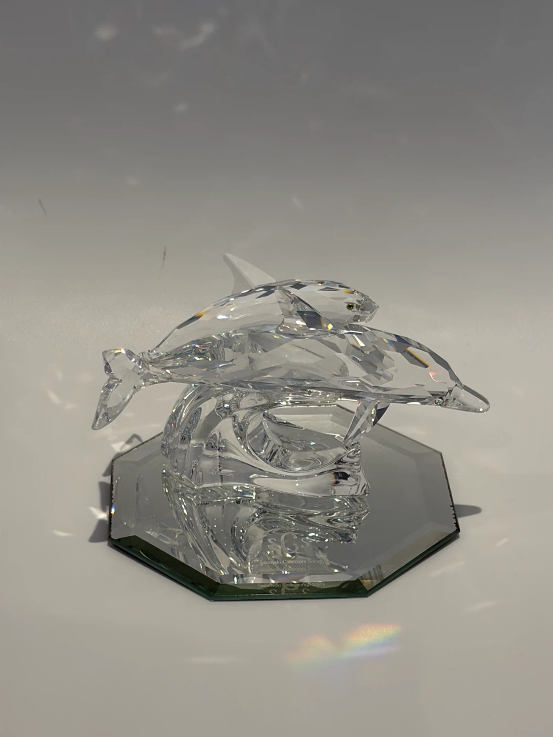 Swarovski Crystal Dolphins Figurine - photo 5