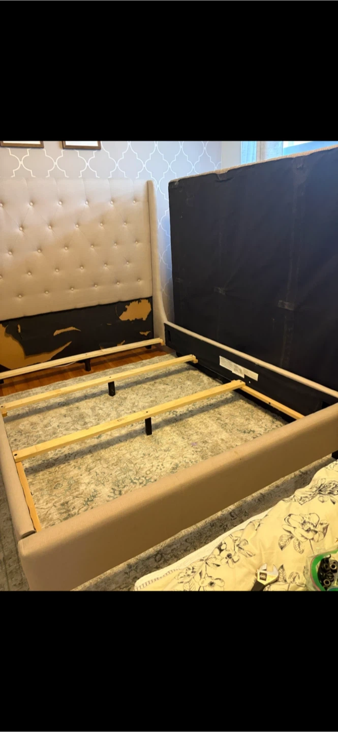Upholstered Queen Bed Frame