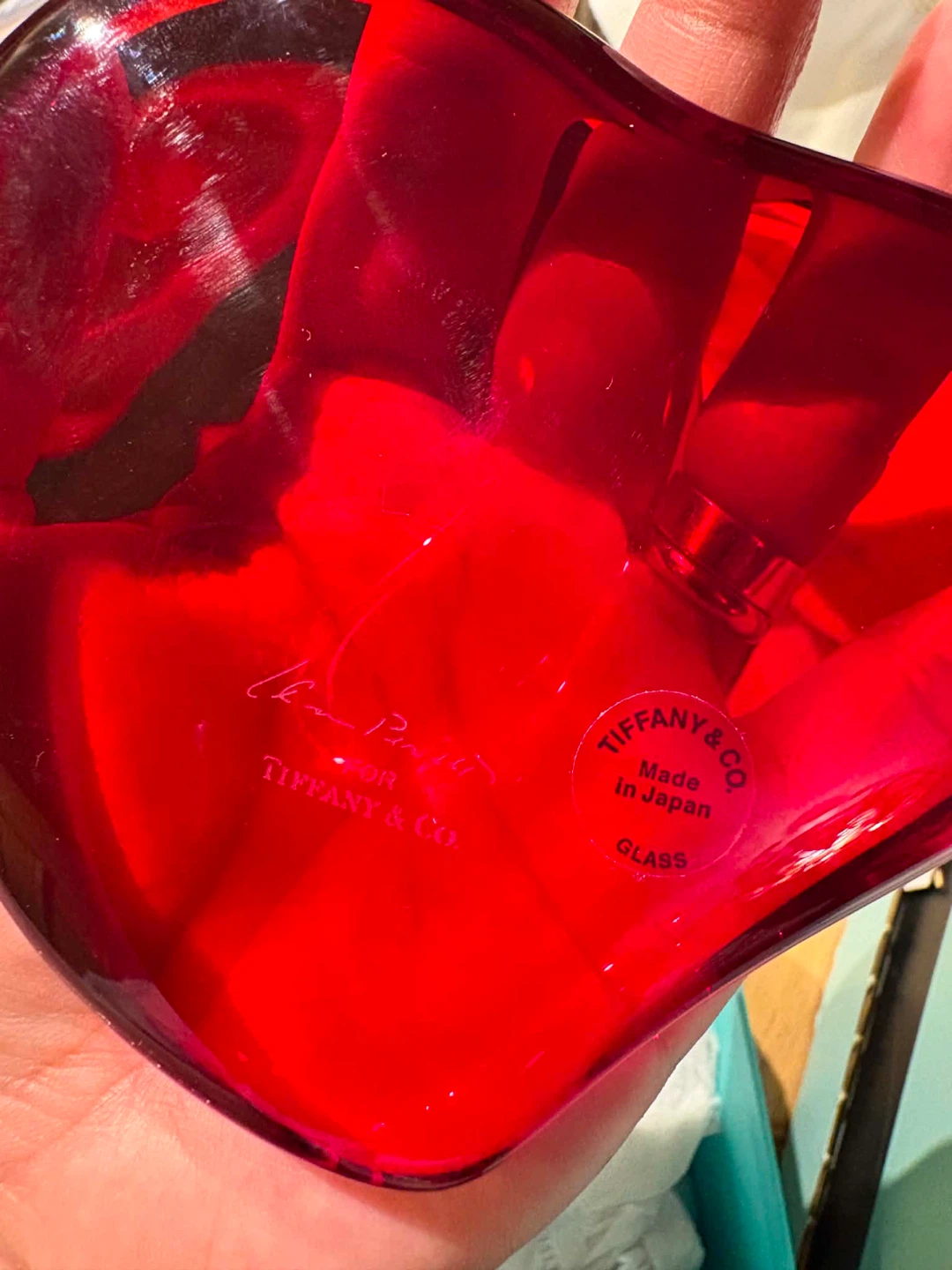 Tiffany & Co. Red Heart Paper Weight - photo 2