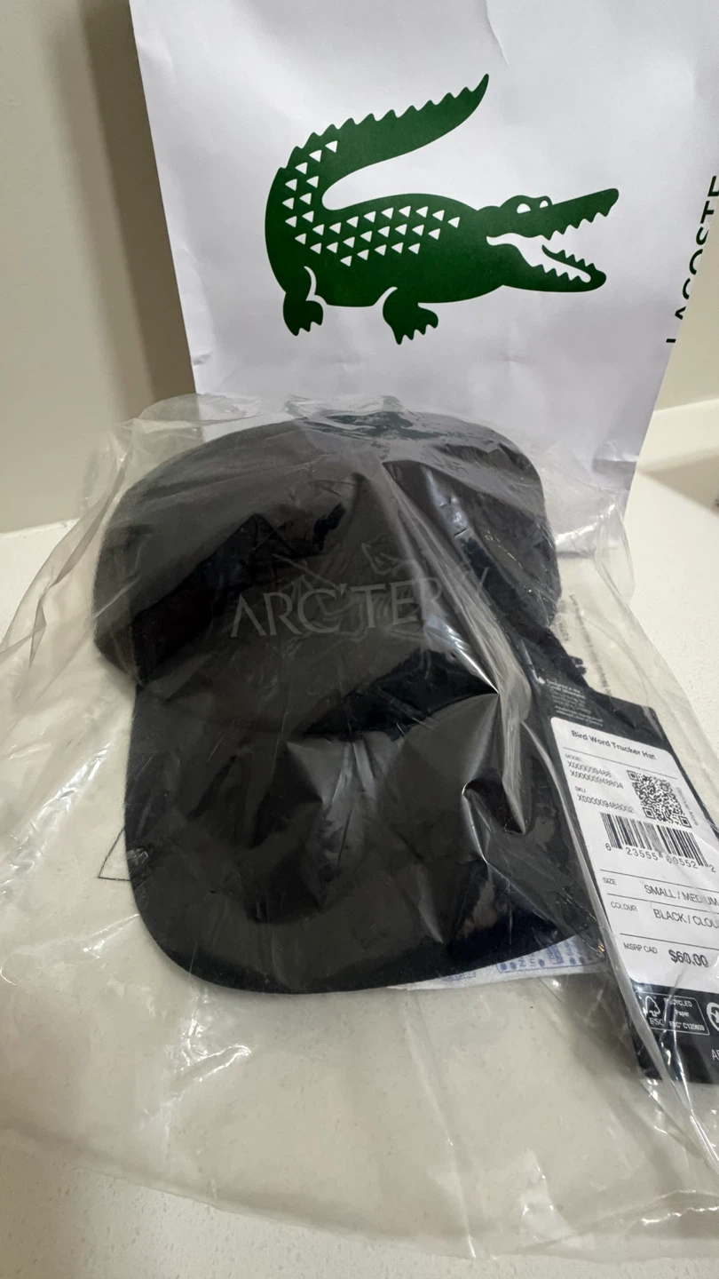 Arc'teryx Bird Word Trucker Hat - Small/Medium - Black/Cloud - photo 3