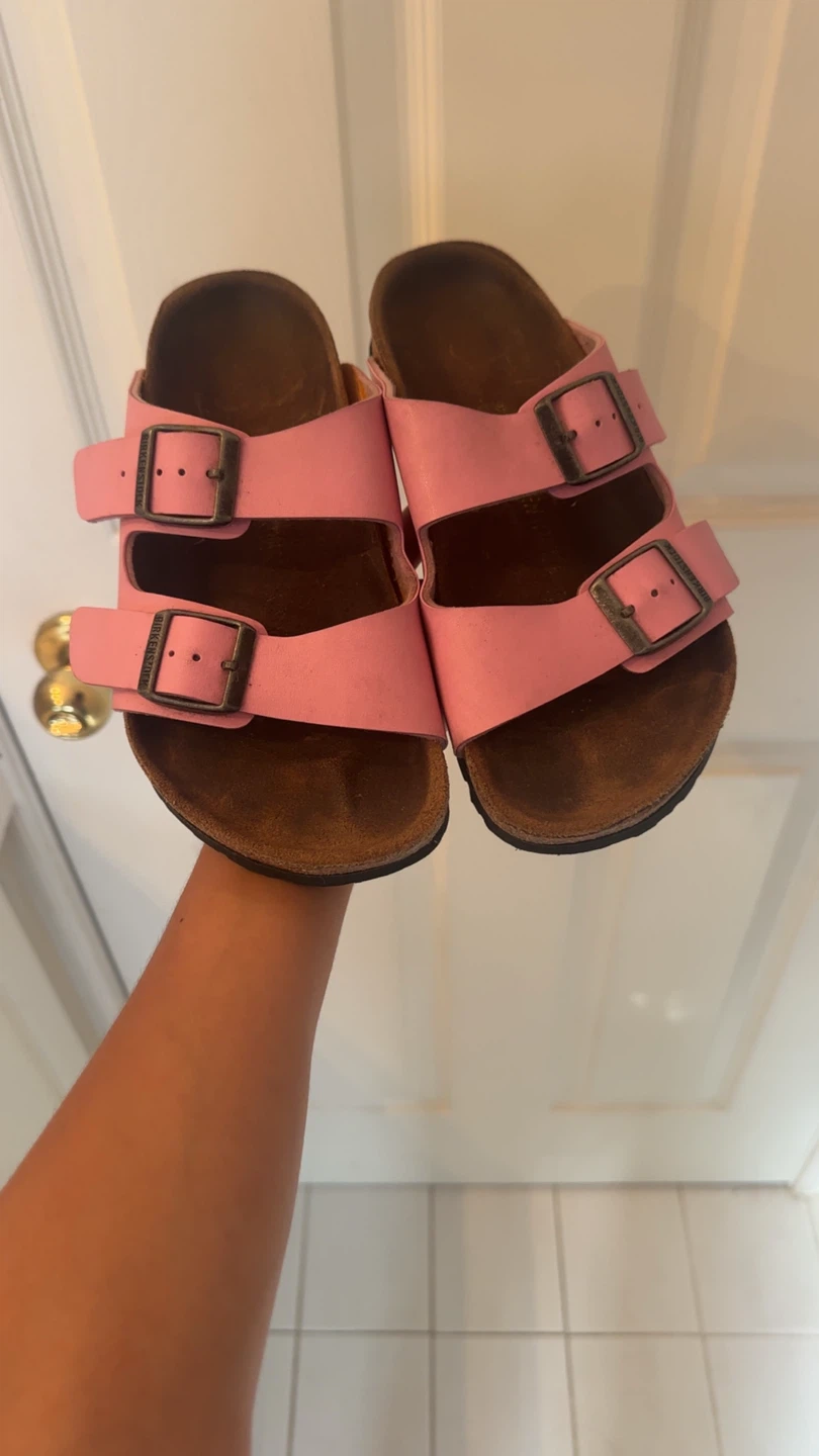 Kids pink Birkenstock Sandals