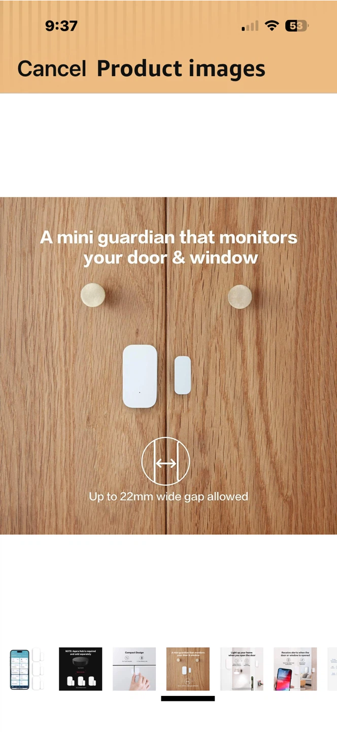 Aqara Zigbee Door and Window Sensor 3 Pack - photo 4