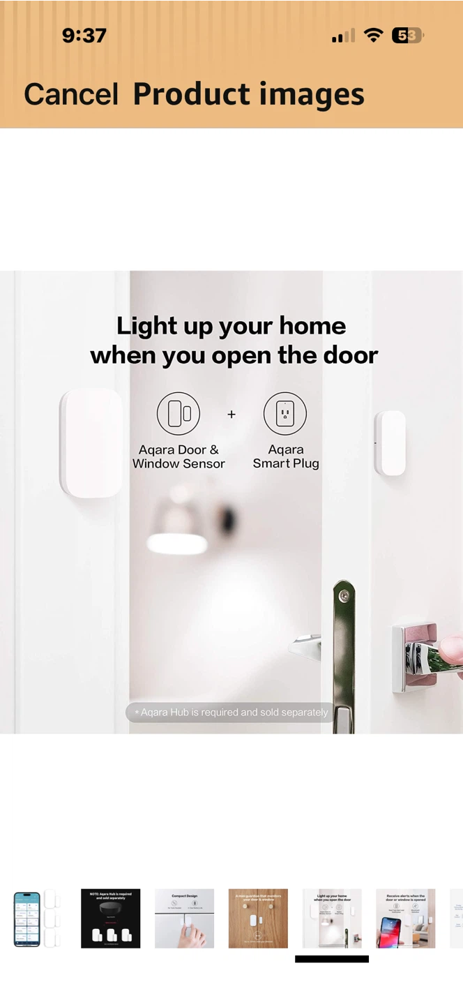 Aqara Zigbee Door and Window Sensor 3 Pack - photo 5