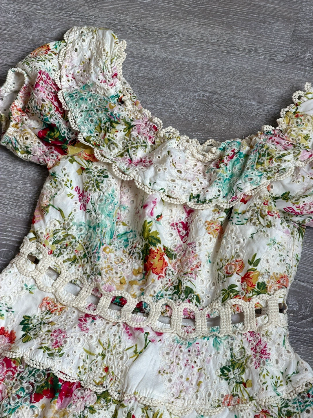 Floral Off-the-Shoulder Mini Dress - photo 2