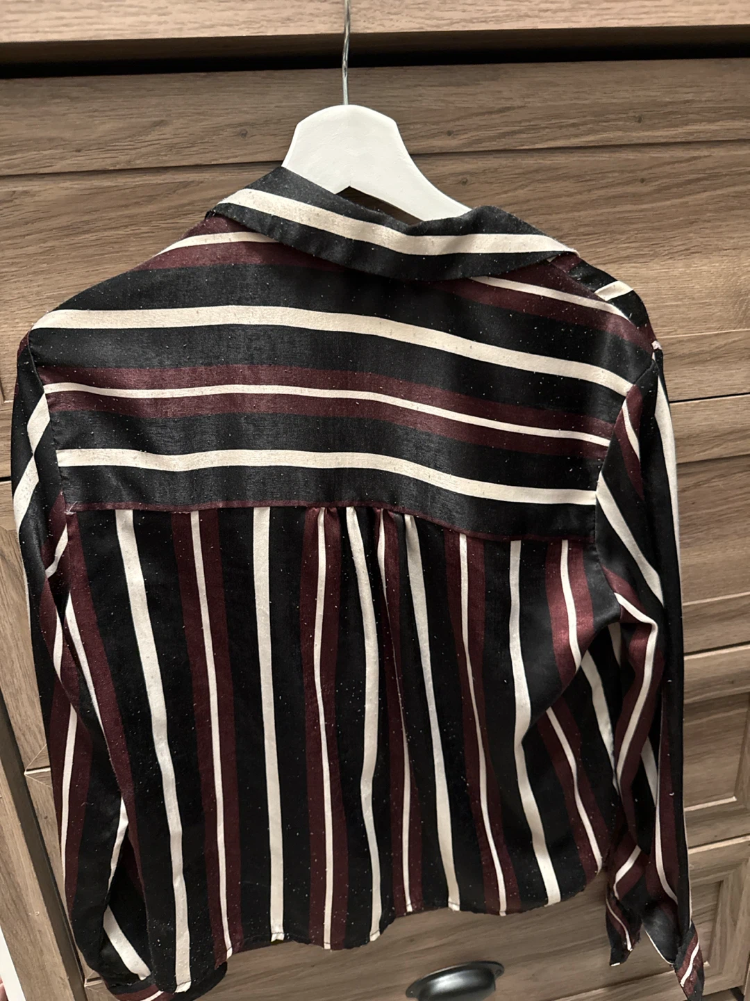 Dynamite Striped Button-Up Shirt - photo 2