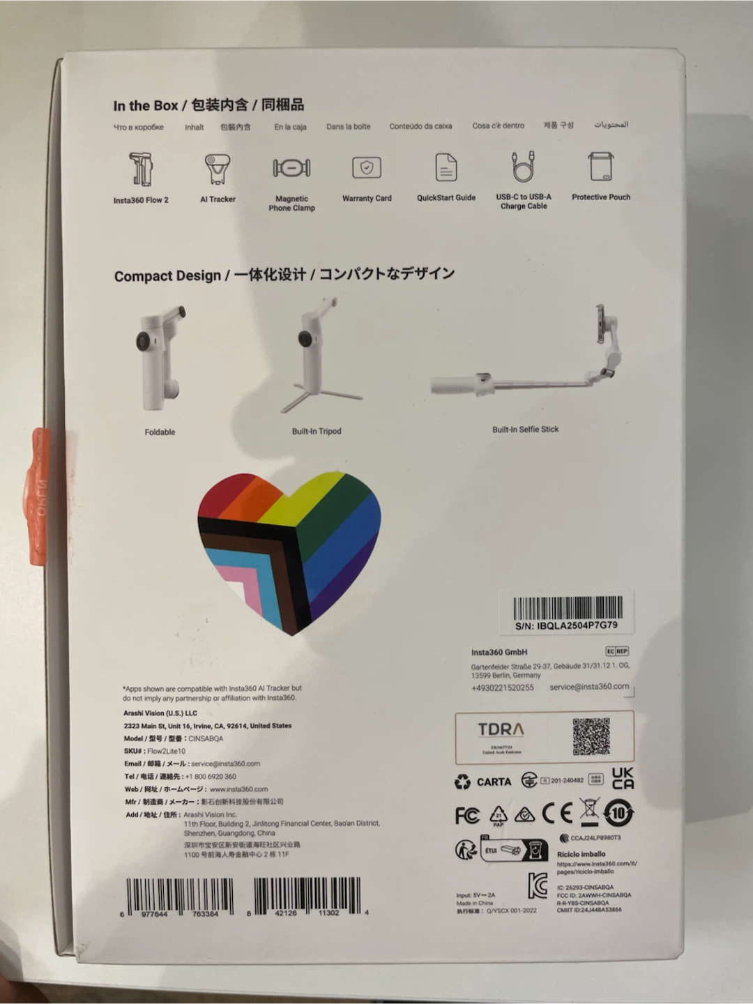 Insta360 Flow 2 AI Tracker Kit - Summit White - photo 3