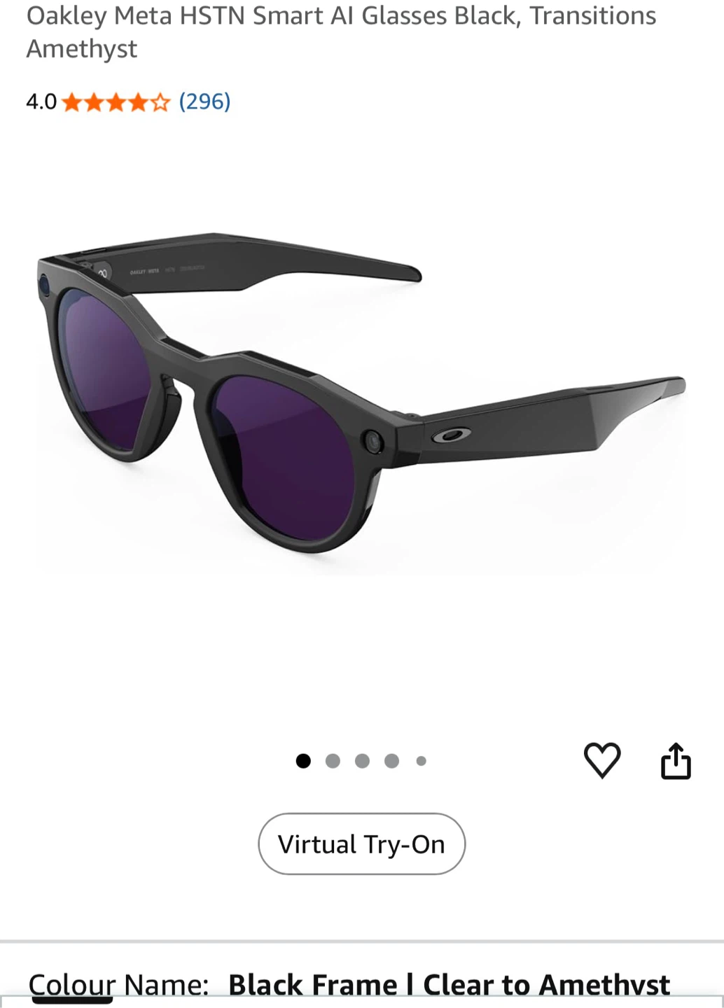 Oakley Meta HSTN Smart AI Glasses