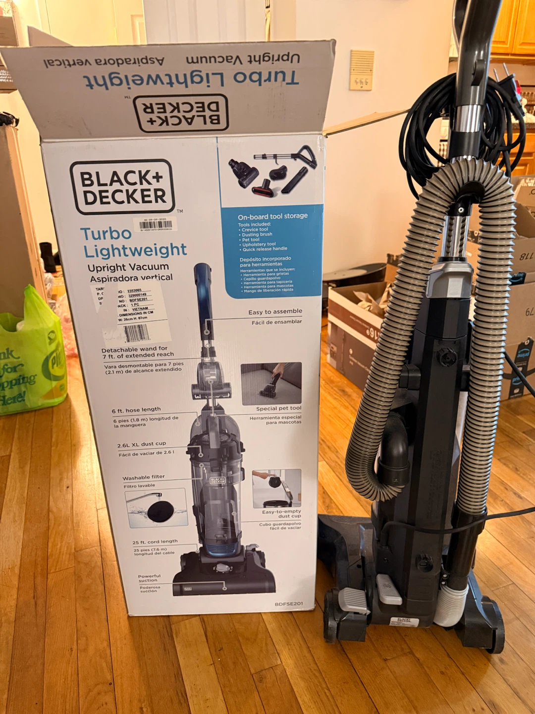 BLACK+DECKER Turbo Lightweight Upright Vacuum