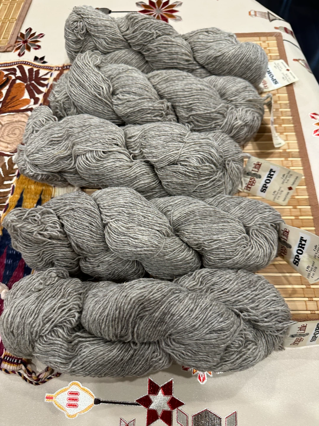 Briggs & Little Sport Yarn - Sheeps Grey - price per piece