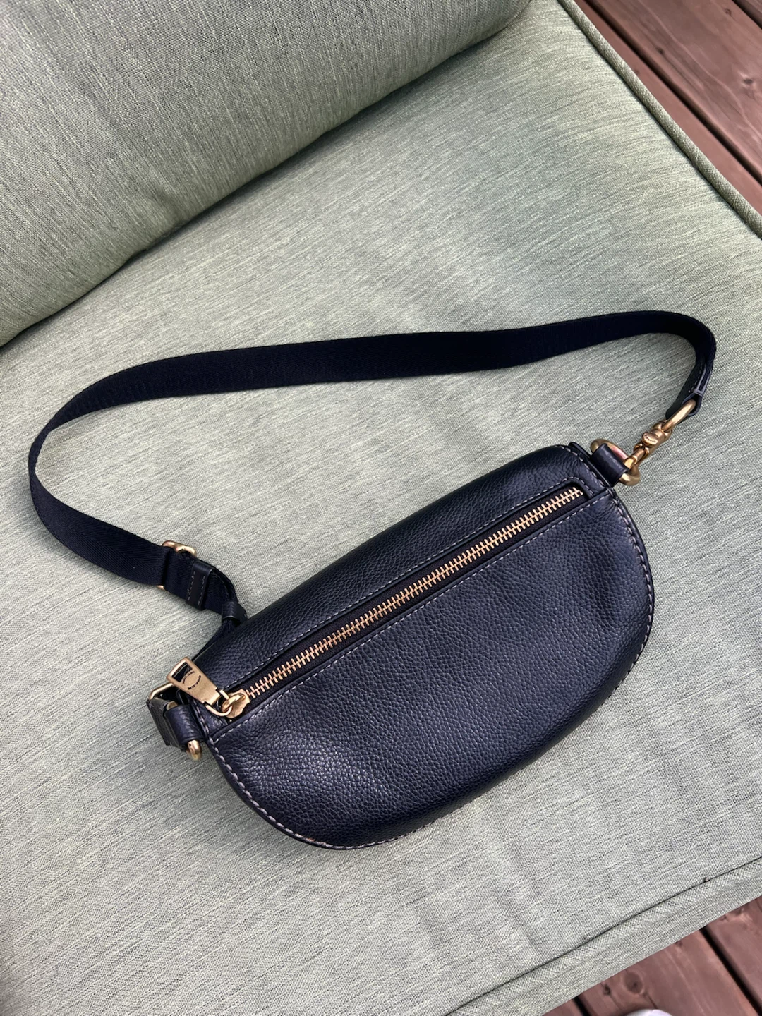 Coach Black Leather Belt Bag - photo 3