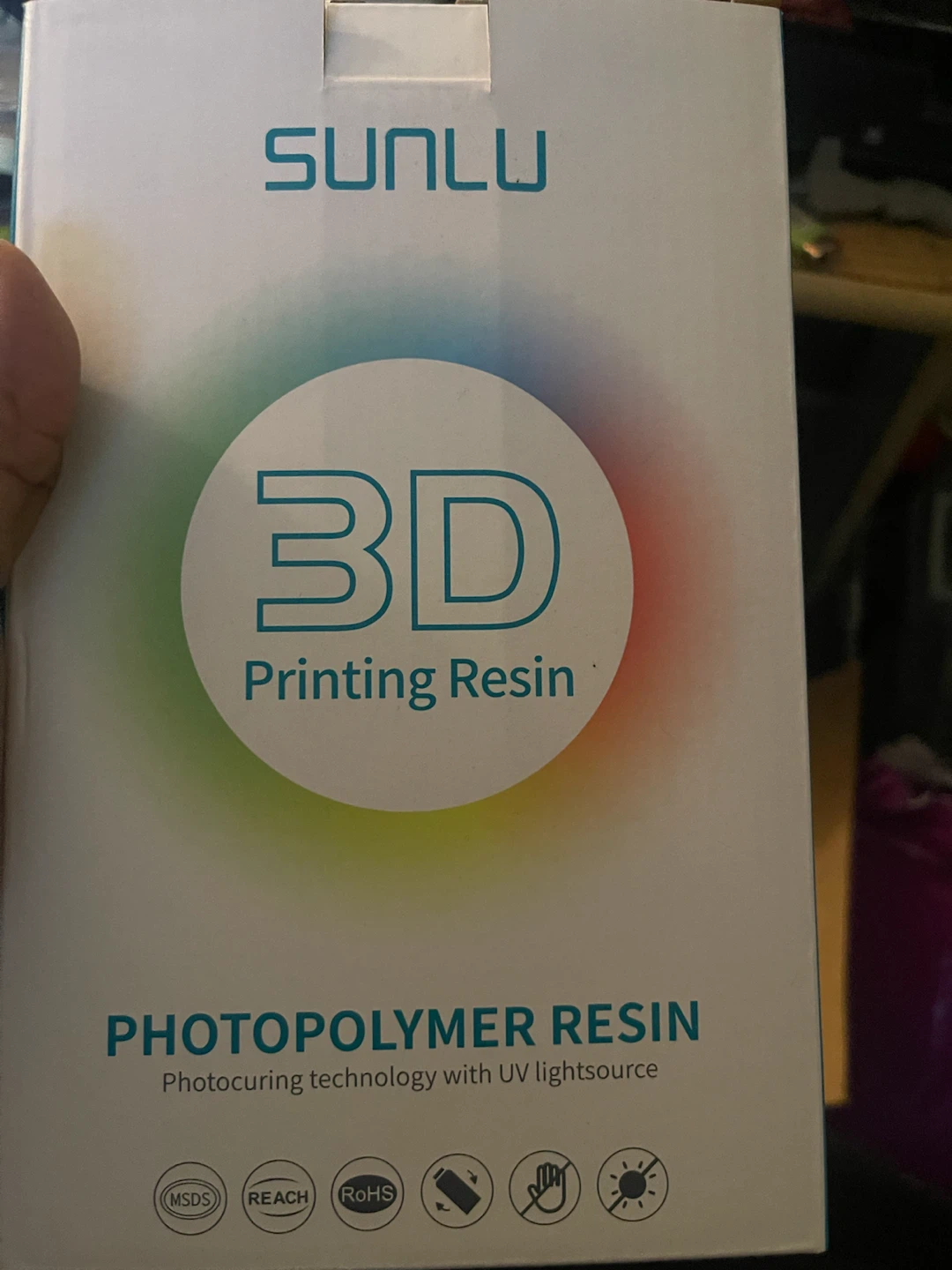 SUNLU resin 3 boxes