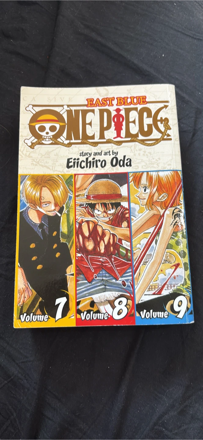 One Piece East Blue Manga Volumes 7, 8, 9