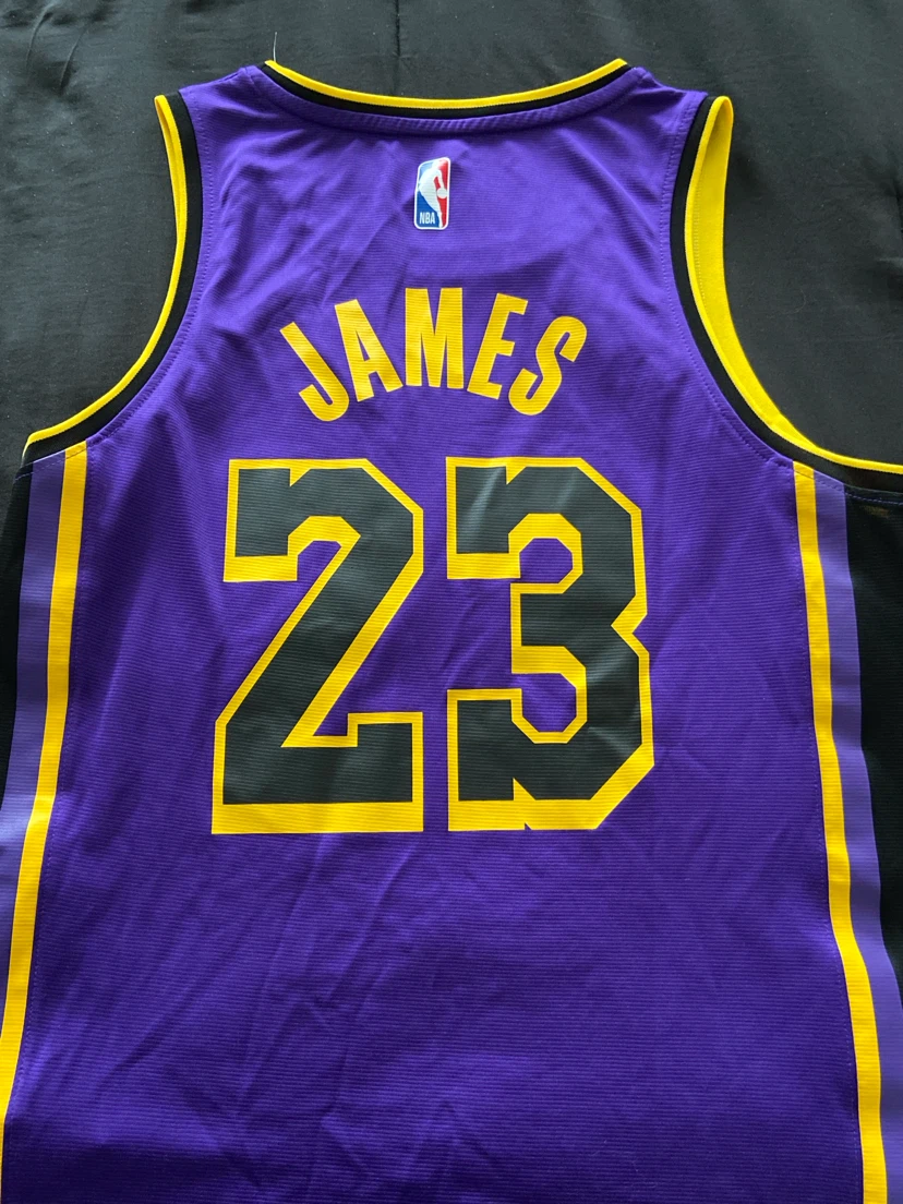 Los Angeles Lakers LeBron James #23 Basketball Jersey - photo 2