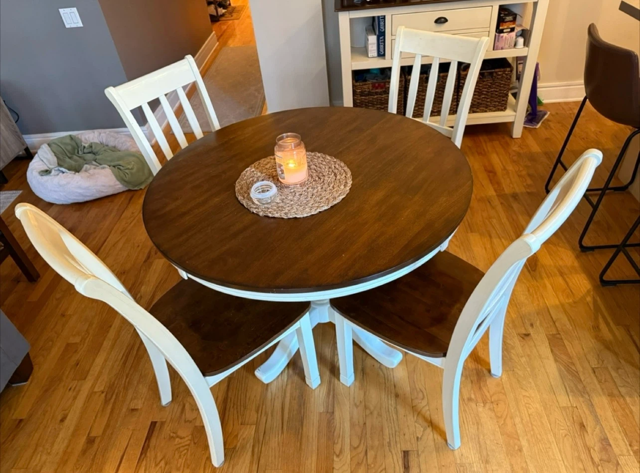 Round Wood Dining Table