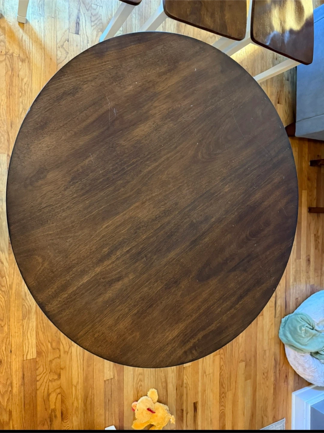 Round Wood Dining Table - photo 2