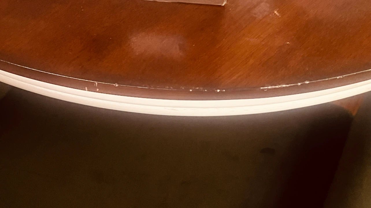 Round Wood Dining Table - photo 3